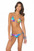 Luli Fama Cielito Lindo Crystallized Wavey Ruched Back Bz